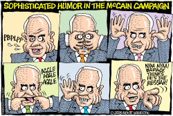 SOPHISTICATED MCCAIN HUMOR  by Monte Wolverton