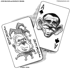 MCCAIN AND OBAMA PLAY THE RACE CARD by Taylor Jones