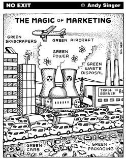 GREEN MARKETING by Andy Singer
