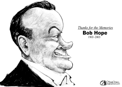 BOB HOPE by Cam Cardow