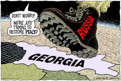 RUSSIA AND GEORGIA  by Monte Wolverton