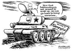 RUSSIA INVADES GEORGIA by Jimmy Margulies