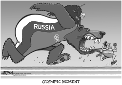 OLYMPIC MOMENT by R.J. Matson