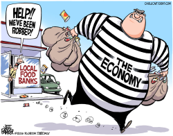 FOOD BANK ROBBERY -  by Jeff Parker