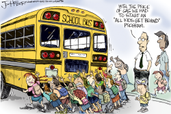 SCHOOL BUS GAS by Joe Heller