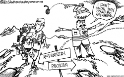 TALIBAN AND PAKISTAN  by Mike Keefe