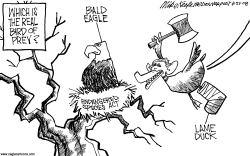 BUSH AND ENDANGERED SPECIES by Mike Keefe