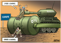 EUROPE OVER A BARREL- by R.J. Matson