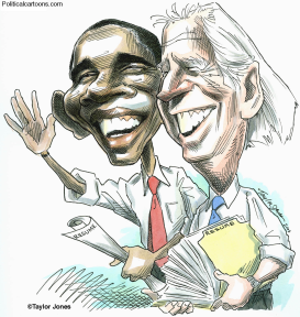 OBAMA AND BIDEN -  by Taylor Jones