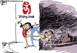 OLYMPIC END  by Pat Bagley