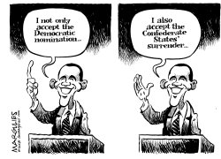 OBAMA ACCEPTS THE NOMINATION by Jimmy Margulies