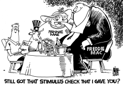 PAYING FOR FREDDIE AND FANNIE, B/W by Randy Bish
