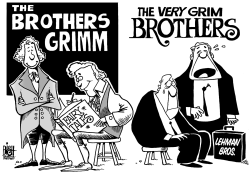 LEHMAN BROTHERS, B/W by Randy Bish