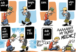 TEXT MESSAGING  by Pat Bagley