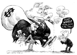 WALL STREET BAILOUT PIG by Daryl Cagle