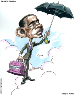 OBAMA AS MARY POPPINS -  by Taylor Jones