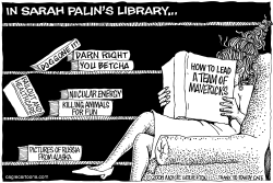 IN SARAH PALINS LIBRARY by Monte Wolverton