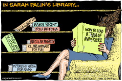 IN SARAH PALINS LIBRARY  by Monte Wolverton