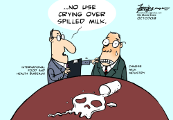 NO USE CRYING OVER SPILLED MILK by Manny Francisco