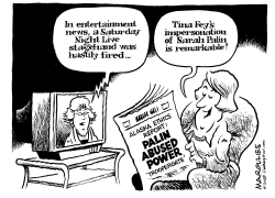 SARAH PALIN ABUSE OF POWER by Jimmy Margulies