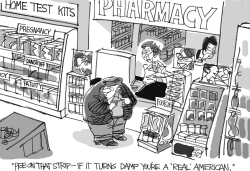 REAL AMERICAN TEST by Pat Bagley