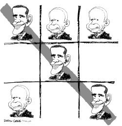 OBAMA WINS GAME by Daryl Cagle