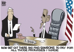 OBAMAS FIRST DAY IN OFFICE,  by Randy Bish