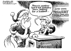 CHRISTMAS AND THE ECONOMY by Jimmy Margulies