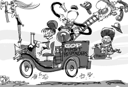 RIGHT WING CLOWNS by Pat Bagley