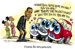 OBAMA AND AUTO PETS  by Daryl Cagle