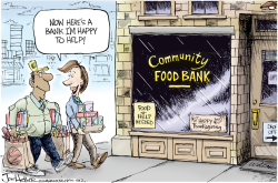 FOOD BANKS- by Joe Heller