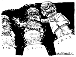 IRAN AND IRAQ by Sandy Huffaker