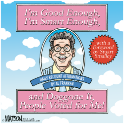 LOCAL MN-AL FRANKEN'S DAILY RECOUNT AFFIRMATIONS- by R.J. Matson