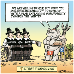 THE FIRST THANKSGIVING- by R.J. Matson