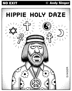 HIPPIE HOLY DAZE by Andy Singer
