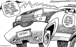 DETROIT 21ST CENTURY by Mike Keefe