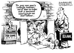 UNAFFORDABLE COLLEGE TUITION by Jimmy Margulies