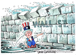 WALL STREET CRUMBLES by Dave Granlund
