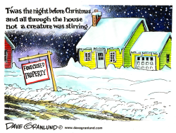 TWAS THE NIGHT BEFORE CHRISTMAS by Dave Granlund