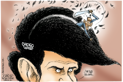 OBAMA AND BLAGOJEVICH  by John Cole