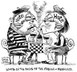 FRENCH MINDS HATE by Daryl Cagle