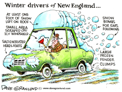 WINTER DRIVERS OF NEW ENGLAND by Dave Granlund