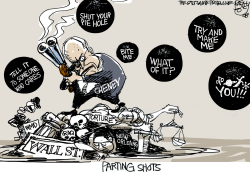 CHENEY PARTING SHOTS -  by Pat Bagley