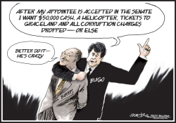 BLAGO HOLDS APPOINTEE HOSTAGE by J.D. Crowe