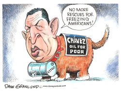 CHAVEZ OIL FOR POOR by Dave Granlund