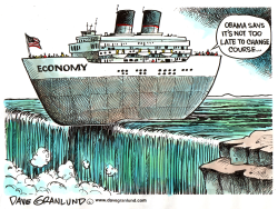 ECONOMY AND OBAMA by Dave Granlund