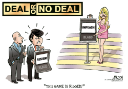 BLAGOJEVICH PLAYS DEAL OR NO DEAL- by R.J. Matson