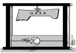 KILLING THE PEACE DOVE IN GAZA by Manny Francisco
