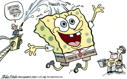 SPONGEBOB FINANCIAL INSTITUTIONS  by Mike Keefe