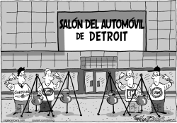 SALON DEL AUTOMOVIL DE DETROIT by Bob Englehart